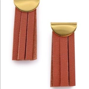 FP Raven & Riley Emma Leather tassel earrings